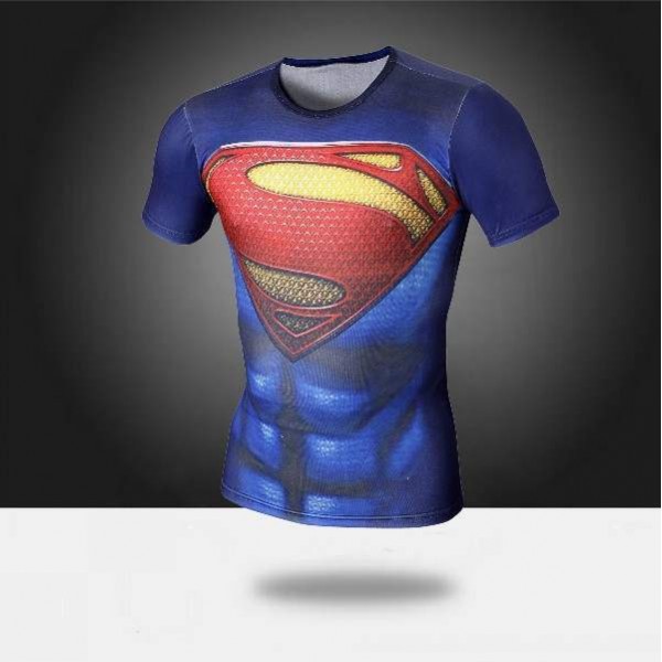 t shirt superman musculation
