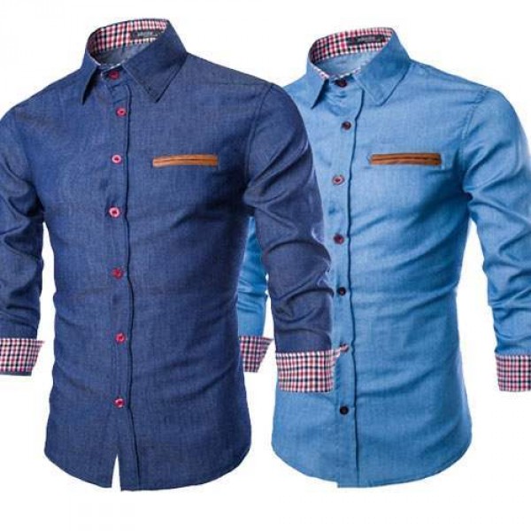 chemise jeans homme