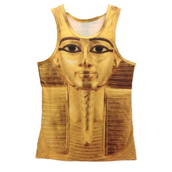T,shirt Debardeur effet 3d Luxury Ramses Pharaon Style Swag Men Fashion