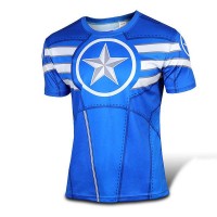 T Shirt Compression homme Captain Americ... T Shirt Compression homme Captain Americ...