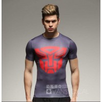 T Shirt Compression homme transformer fa...
