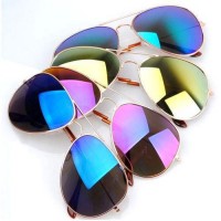Lunettes de soleil Aviator Unisex Men/women Polarisees Colorées Fashion Sunglasses