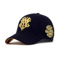 Casquette Baseball Sport hat cap Unisex Black noir doré