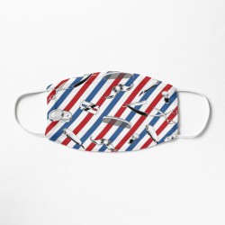 Masque Tissu Lavable Respirant Tendance Fashion Barber Shop Coiffeur