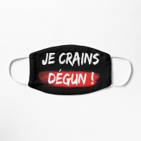 Masque Tissu Lavable Respirant Tendance Fashion Je Crains Dégun