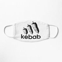 Masque Tissu Lavable Respirant Tendance Fashion Kebab Doner 