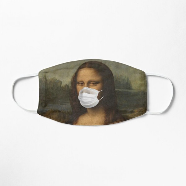 Masque Tissu Lavable Respirant Tendance Fashion Mona Lisa Mask