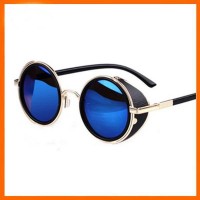 Lunettes de soleil Retro Rondes Leon Dar...