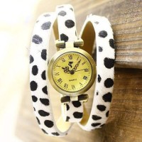 Montre Cuir Watch Bracelet Wrap Leopard ...