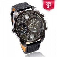 Montre-homme-Fashion-men-watch-black-chic-outdoor-sport-class-mode