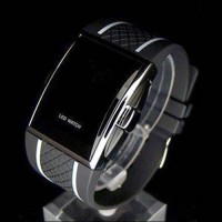 Montre homme Fashion Men watch digital luxury Led Sport Class Noire et Blanche