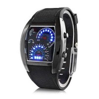 Montre homme LED Digital Cadran Rectangulaire Sport Luxury