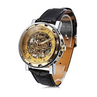 Montre Homme semi mecanique Analogique avec mecanisme apparent Luxury design