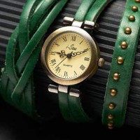 Montre Watch Wrap Bracelet Cuir Tressée...