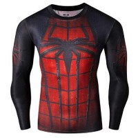 T Shirt Compression homme Spiderman Musc...